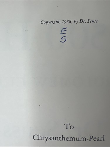 Dr Seuss ~ The 500 Hats of Bartholomew Cubbins 1st library edition - Very Rare - Picture 14 of 23