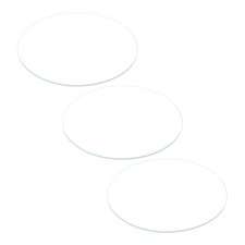 3pcs Watch Glass Crystal Lens 44.5mm Dia 1.1mm Thick Double Dome Watch Glass