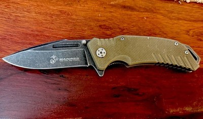USMG MARINES pocket knife with clip