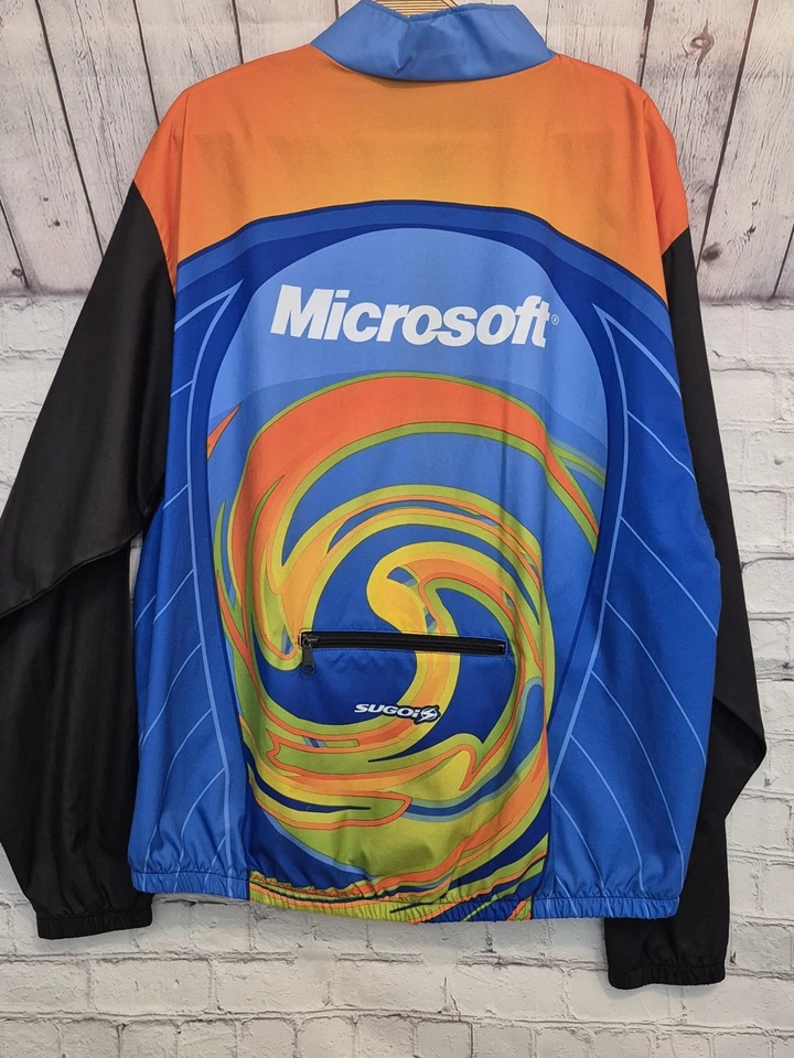 Sugoi Mens Microsoft Cycling Jacket Size XL Extra Large Back Pockets - Image 4 of 4