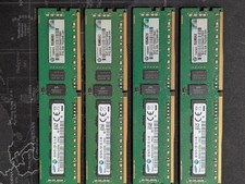 Lot of 4 Samsung 8GB 1Rx4 PC4-2133P-RC0-10-MB1 ECC SERVER Memory DDR4 RAM