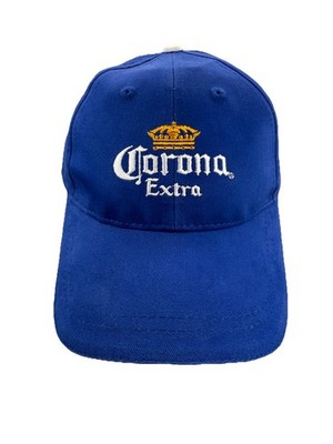 CORONA EXTRA Blue Embroidered Cap Baseball Hat Adjustable Strap back