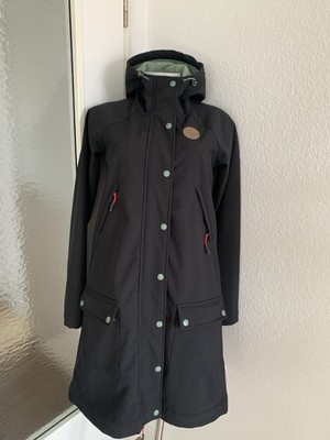 Softshellmantel von Blutsgeschwister , Gr.:XS, fällt größer aus, schwarz