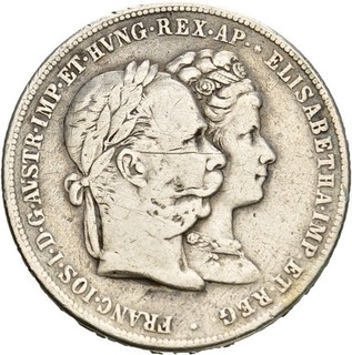 Künker: Österreich 2 Gulden 1879 Silberne Hochzeit Franz Joseph & Sisi