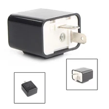 Adjustable LED Flasher Relay Turn Signal Indicator Flash 2 Pin 42W Motor