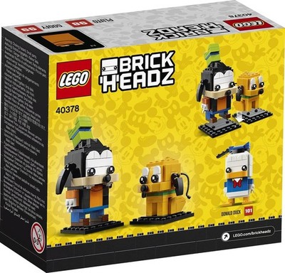 LEGO 40378 BrickHeadz Disney Goofy & Pluto - NEW & SEALED - Rare Collectible