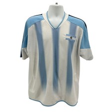 Vintage Argentina Mens XL Jersey Futbol Soccer Blue White No. 8 O'Licosport