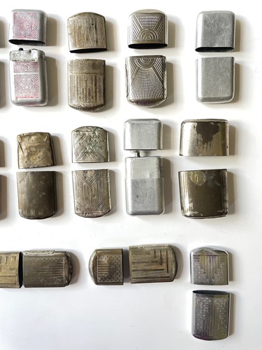 Gran Lote Antiguo Mechero de Asalto Repuestos de Francia Mechero de Gasolina - Imagen 3 de 6