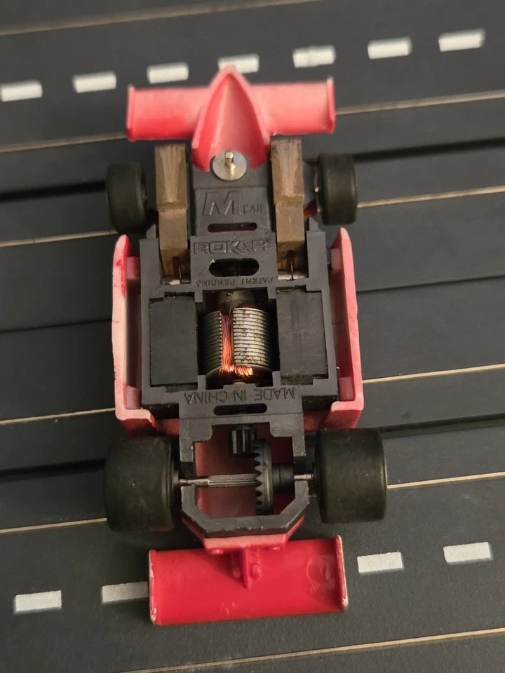 ROKAR FORMULA ONE F1 ROKAR M #8 HO трассовая автомодель редкая трудно найти винтажная супер изящная - Изображение 3 из 3