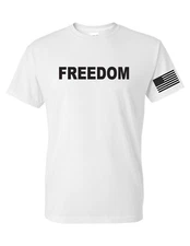 Freedom T-shirt American flag Tee