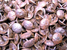 100 Hammered Steel Clavos Nails for Doors, Furniture, Upholstery, Craft 3/4 inch