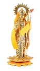 Lord Ram Idol Murti Antique Gold Metal Statue Home Temple Religious Sculpture