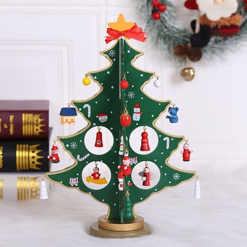 Hágalo usted mismo Árbol de Navidad de madera Árbol de Navidad Regalo Vacaciones Árbol de Navidad Home6201 - Imagen 4 de 9