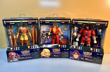 2024 Jada Toys - Ultra Street Fighter 2 Wave 2 Full Set- KEN, M. BISON  DHALSIM