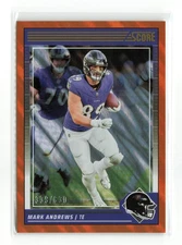 2024 SCORE MARK ANDREWS #22 LAVA /630 RAVENS