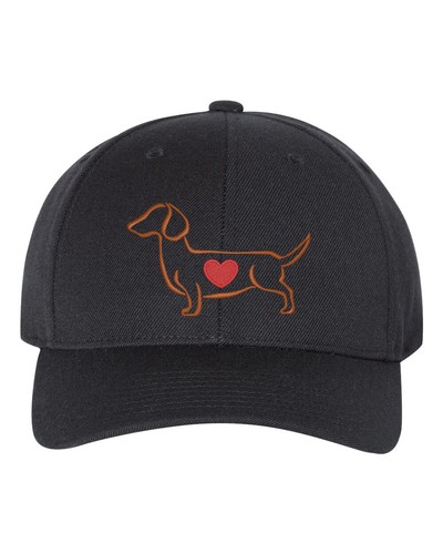 DACKELKAPPE, Dackelherz, BESTICKTE MÜTZE, GESCHENK FÜR HUNDEBESITZER, HAUSTIERHÜTE - Bild 2 von 20