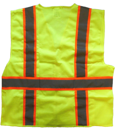 Portwest Jackson Contrast Hi-Viz Executive Safety Work Mesh Vest XL New - Picture 3 of 6