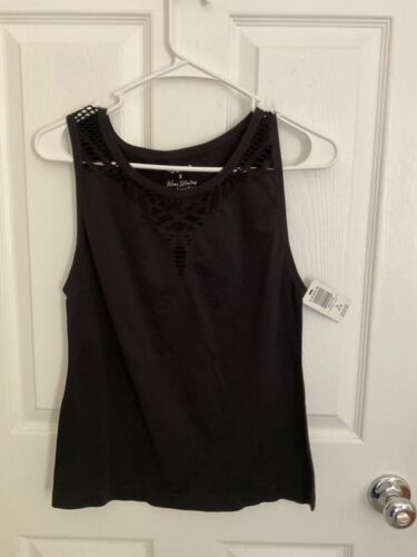 Torrid Women’s Seamless Cutout Tank Black Sz 2 2X 18-20 NEW Goth whitchy