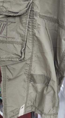 Mens Cherokee Cropped Trousers Green Size M - Picture 3 of 19