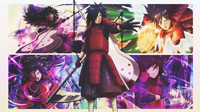 Anime naruto uchiha madara dinocozero Playmat Game Mat Desk