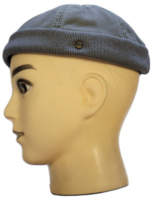 balke Dockers-Cap  Seglermütze Fischermütze  heavy stitch washed Lakota grau