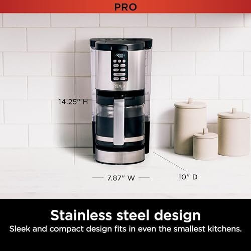 Ninja Programmable XL 14 Cup Coffee Maker Stainless Steel Hotter Brew Technology - Picture 10 of 10