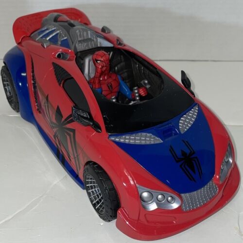 Spider-Man Hasbro 2007 Mobile 11,5” Car Spidey Figur 2008 6” - Bild 2 von 14