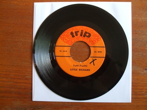 SELTEN 7" LITTLE RICHARD TUTTI FRUTTI + BABY FACE TRIP TR 33 USA PRESSE ROCKABILLY - Bild 4 von 4