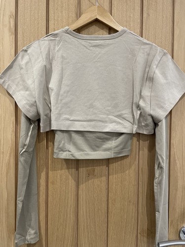 Jacquemus Langarm kurzes Top Größe Medium brandneu ORIGINAL UVP £ 195 #W6 - Bild 4 von 4