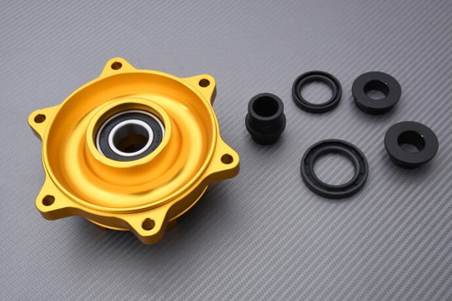 Felge Speichen Hintenrader Supermoto Jaune SUZUKI DRZ 400 S 2000-2012 4,25"x17" - Picture 6 of 6