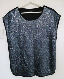 glittery evening tops