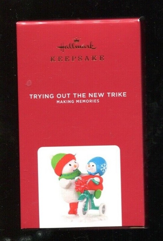 2020 Hallmark Ornament  TRYING OUT THE NEW TRIKE  Making Memories #13 New in Box