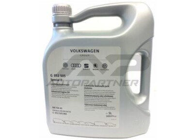 5l Original VW 5W40 Diesel Engine Oil G052505M4 Special D 505.00 505.01 Audi VAG
