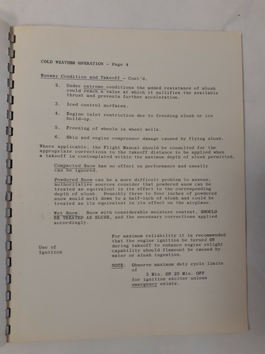 Carta de información de operaciones de vuelo de General Electric número 1 1968 original - Imagen 5 de 12