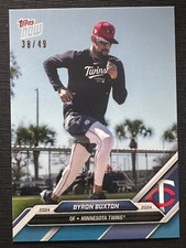 2024 TOPPS NOW ROAD TO OPENING DAY OD-81 BYRON BUXTON 38/49 Blue RTOD