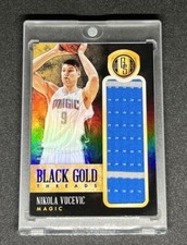 Nikola Vucevic 2013/14 Gold Standard Black Gold Jersey Relic #1/25 #13 Magic
