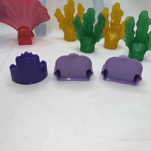 Mega Bloks Little Mermaid Ariel Sebastian Flounder Figures Replacement Parts Lot - Picture 13 of 14