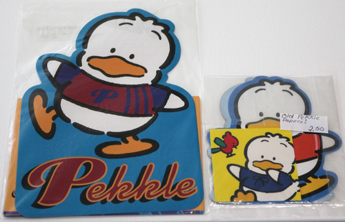 LOTE VINTAGE SANRIO PEKKLE PAPELERÍA PAPEL PAPEL PAPEL PAPEL PAPELERÍA PEGATINAS + EXTRAS - Imagen 2 de 3