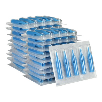 Tattoo Needle Tips 100pcs Blue Plastic Mixed Ordinary Tattoo Needle Tips