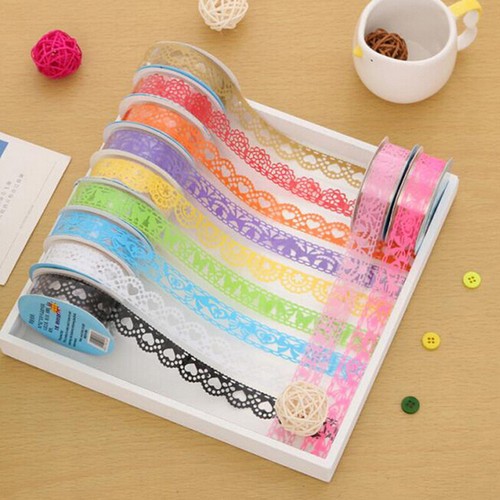 Wholesale WashiMasking Tape Scrapbook Decorative Paper Adhesive DIY Stickers vi - Picture 13 of 73