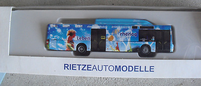 Rietze HO 1/87 MAN Rhenag Vollwerbung Advertising Bus 1 of 225 LE NIB
