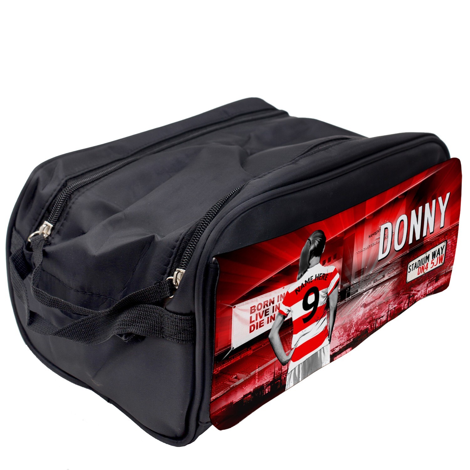 Personalised Womens Football Boot Bag Doncaster Sports School Kids Gym WFM44 image 6