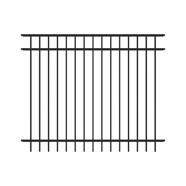 Will Ship-Black Aluminum Fence Panels 48/60", Spear/Smooth Top. Best Pricing.  - Image 4 of 4