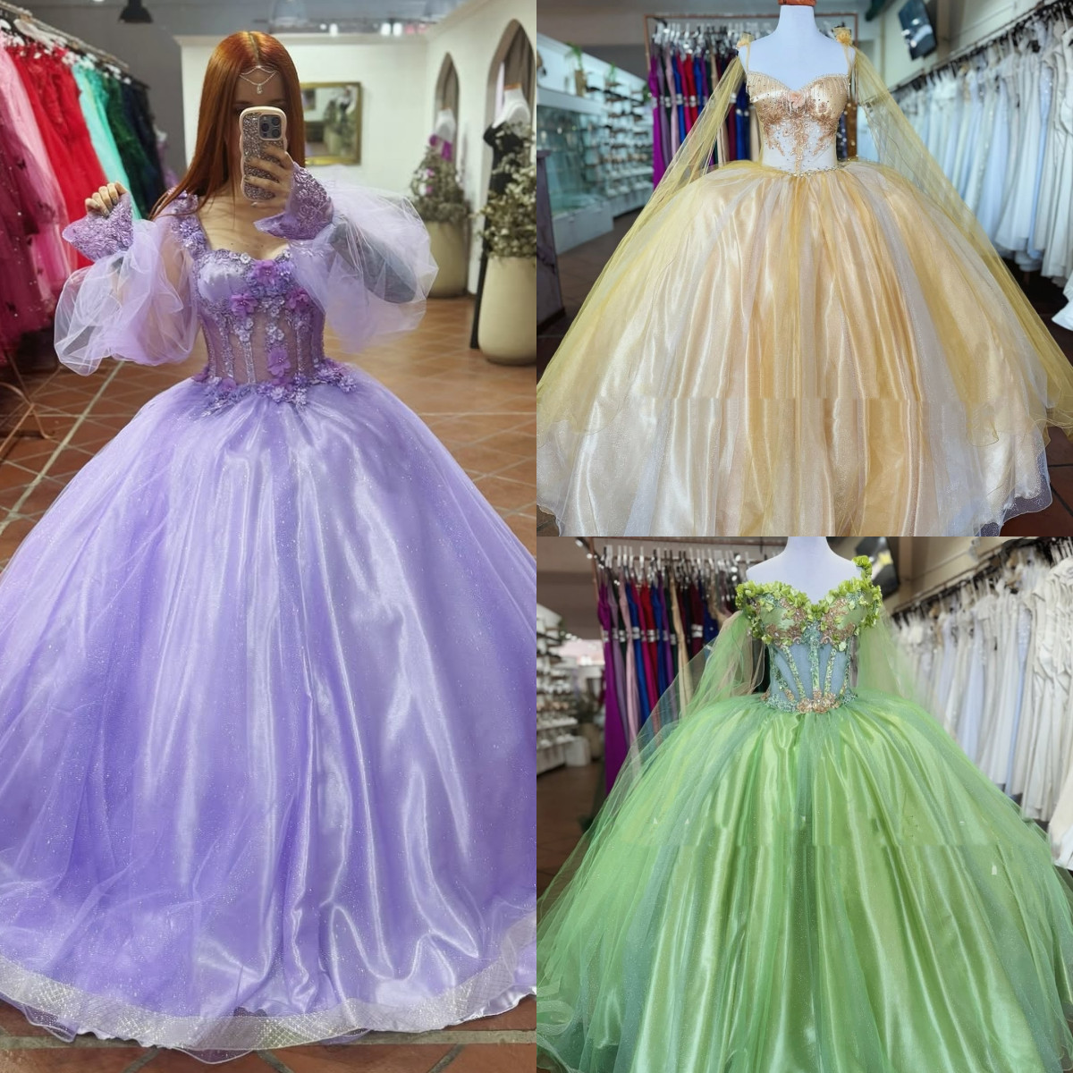 Vestido Floral Quinceañera Dulce 1516 Vestidos De XV Anos Princesa Fiesta Vestido de Baile