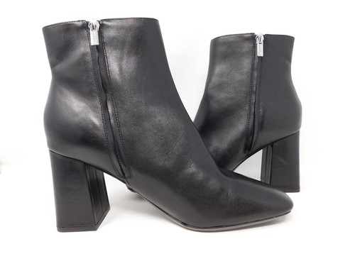 Calvin Klein Women's Boots Size 10 Izial Black Booties Leather Chelsea KCIZIAL - Picture 4 of 11