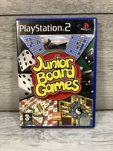 Ps2 Junior Board Games video game] complete with manual PAL KIDS Preowned - Picture 1 of 3