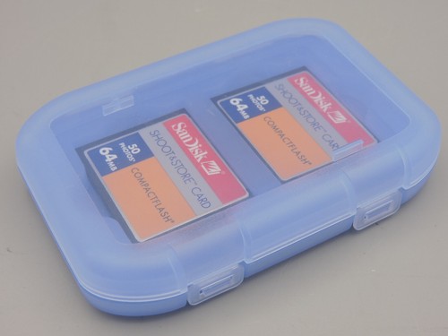 2 SanDisk 64MB CompactFlash Cards in Plastic Case SDCFJ/SDCFB - Photo 3 sur 3