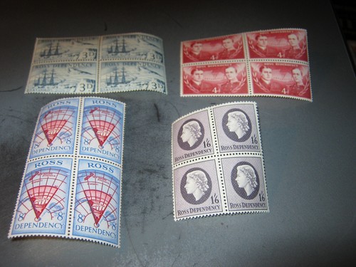 New Zealand Ross Dep. #L1-4 MH blocks