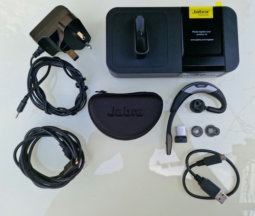 4x Jabra Motion Office Bluetooth earphone BTE6 + docks & cables + Jabra Link 360 - Zdjęcie 6 z 12