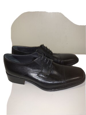 Bally Men\'s Black Leather Cap Toe Derby Dress Shoes Sz 11 EEE Bally | Shoes | Bally Mens Black Leather Cap Toe Derby Dress  main image 2